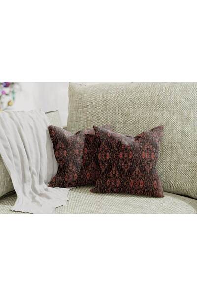 TURKISHRUG KINGDOM وسادة مزخرفة بألوان زاهية على الطراز العرقي