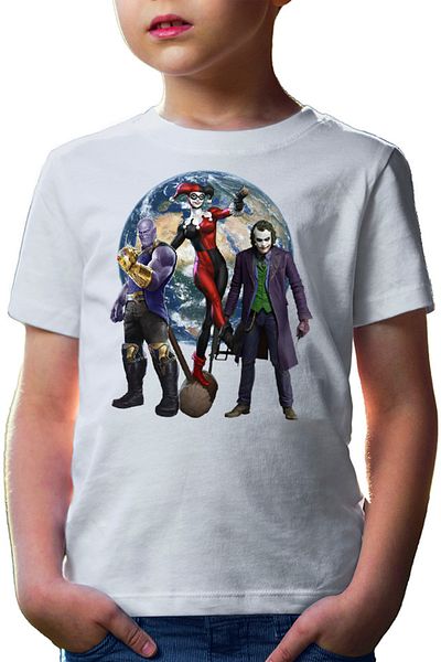 OEM Tricou copii Thanos Earth Joker Female Destroy