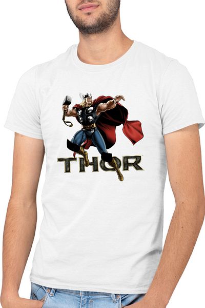 OEM Men's T-shirt Thor Nordic God American Movie Powers
