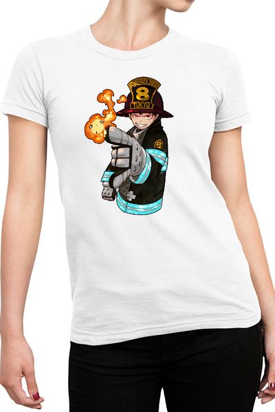 OEM Tricou Femei Fire Force Kusakabe Shaman Shounen Manga