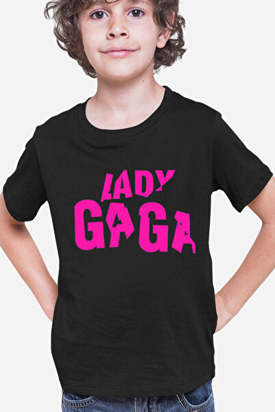 OEM Tricou copii Lady Gaga Logo Popular Musician Style