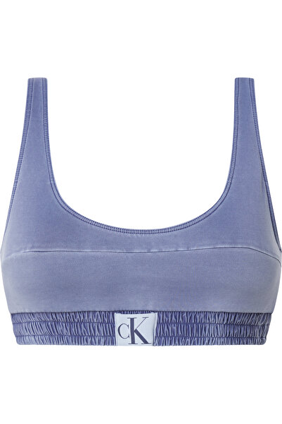 Calvin Klein BRALETTE-RP Kadın Mavi Bikini Üstü