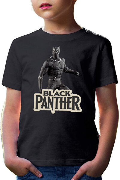 OEM Tricou copii Black Panter Vintage Logo Movie Universe Cartoon