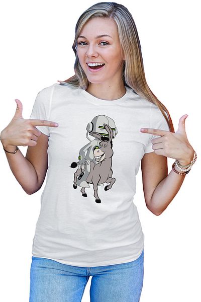 OEM Tricou Femei Ben10 Shrek Donkey Small Monster Master