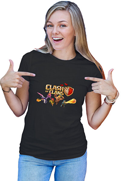 OEM Tricou Femei Clash of Clans Dragons Race Classes Fire Strategy