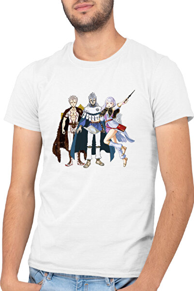 OEM Tricou barbati Black Clover Silver Noelle Nozel Tabata Yuuki Mangaka
