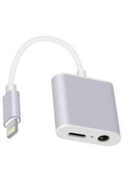 nelbo Lightning Adapter Headphones, Lightning T-M connector with standard 3.5mm jack for Iphone