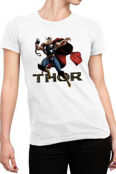 OEM Tricou Femei Thor Nordic God American Movie Powers