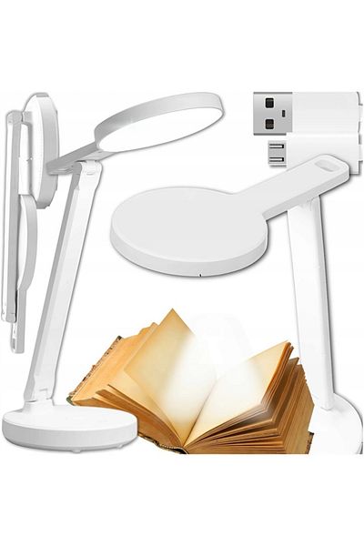 3 LAMPKA BIURKOWA LED BEZPRZEWODOWA DOTYKOWA USB NOCNA SZKOLNA BARWY