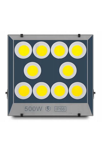 3 lampa LED GARAZOWA 500W 230V ULICZNA WARSZTATOWA SUFITOWA HALOGEN BUDOWLANY