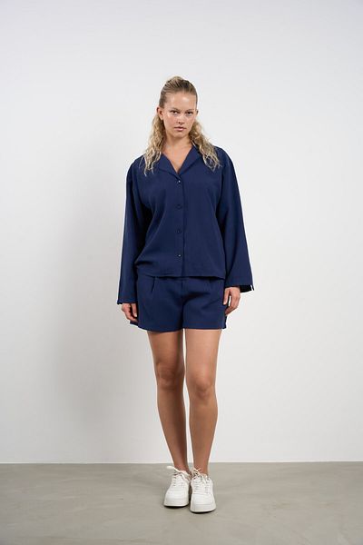 HANIQA Women's Double Breasted Collar Shirt Shorts Suit 36-42 |   25500