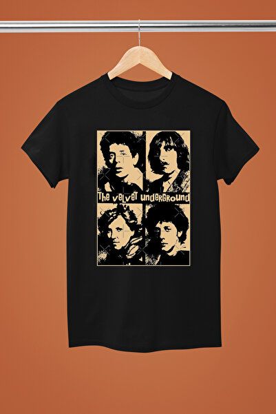 MAGORS تيشيرت روك من القطن المطبوع بأكمام قصيرة من VELVET UNDERGROUND