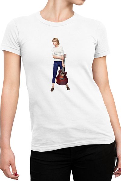 OEM Tricou Femei Taylor Swift Guitar Musical Model Roles Popular