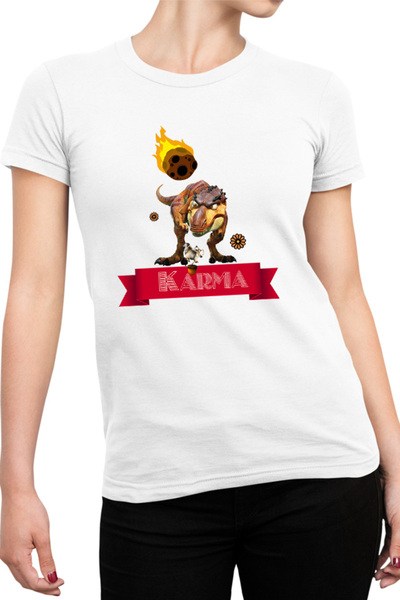 OEM Γυναικείο T-Shirt Ice Age Karma Apocalypse Flowers Squirrel