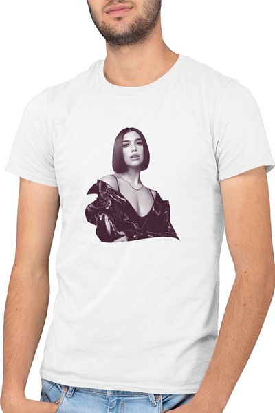 OEM Men's T-shirt Dua Lipa Style Music Soul Popular