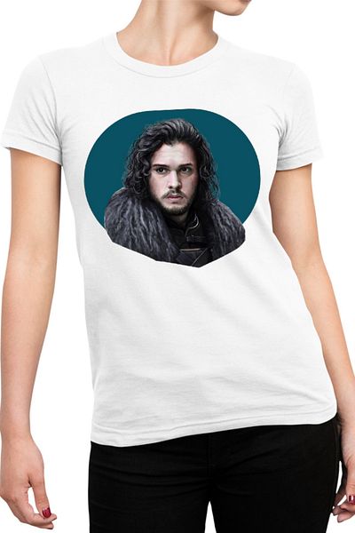 OEM Tricou Femei Game of Thrones Jon Snow Lord Powerful Reign
