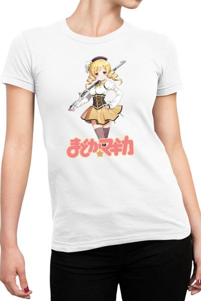 OEM Tricou Femei Madoka Magica Mami Fire Lovely Group Shield
