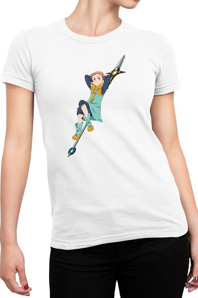 OEM Tricou Femei Seven Deadly Sins King Polearm Rivals Competition Legend
