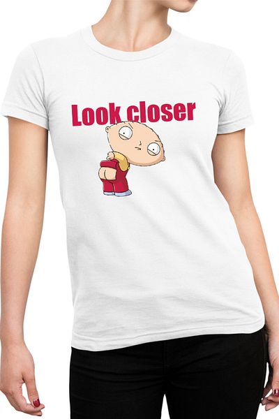 OEM Tricou Femei Family Guy Playstation 2 Griffin Brian Peter Look