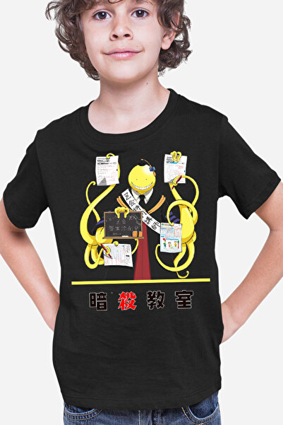 OEM Tricou copii Assassination Classroom Anime Cosplay Unusual Kanji