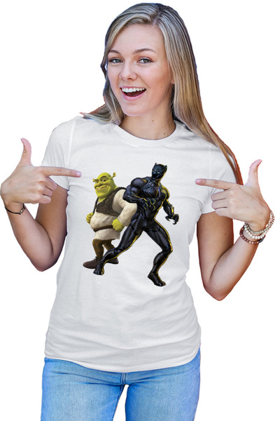 OEM Tricou Femei Black Panter Marvel Cinematic Universe Shrek
