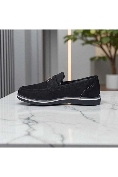 Voyager BĂRBAȚI PIELE VERITĂBILĂ TALPA TERMO PANTOFI CLASICI CU DETALII ACCESORII