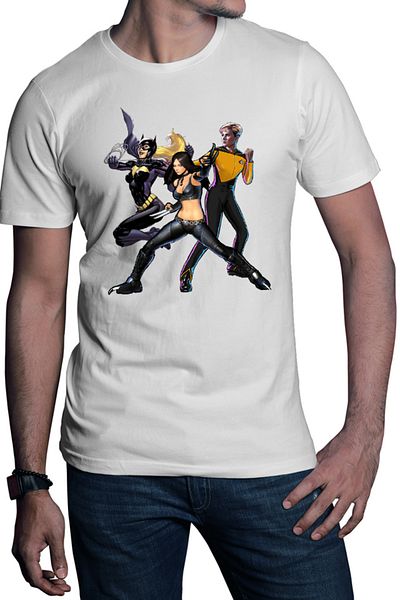 OEM Men's T-shirt Star Trek Wolf Woman Catwoman Marvel Universal Lethal