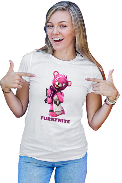 OEM Tricou Femei Fortnite Bunny Furry Fluffy Easter Event