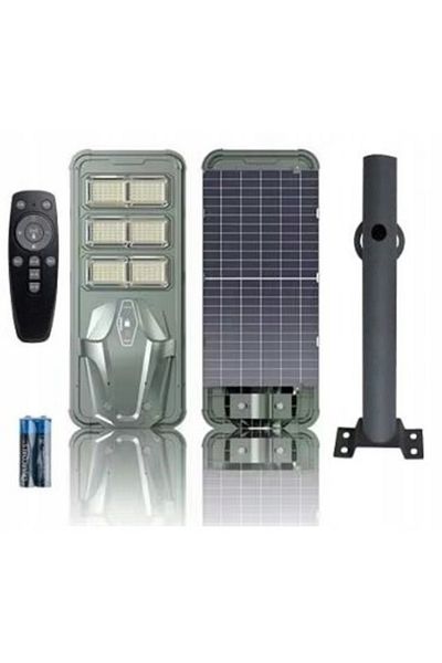 Azaris FELINAR DE GRĂDINĂ, LAMPĂ SOLARĂ PENTRU SÂLP, PANOU STRADAL PUTERNIC CU LED CREE DE 1500W