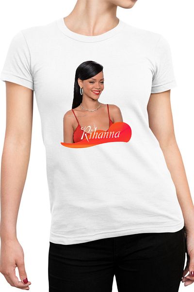OEM Tricou Femei Rihanna Beautiful Lady Concert Style American