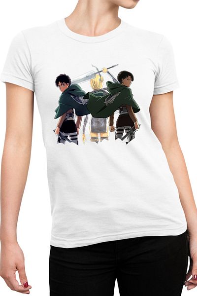 OEM Tricou Femei Claymore Clare AOT Levi Eren Freedom Animekage