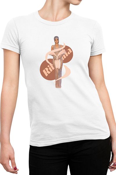 OEM Tricou Femei Rihanna Style Artist Love Umbrella Popular