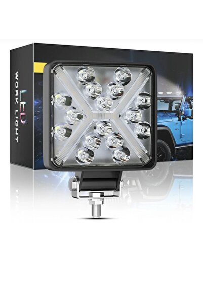 Point 16 LED x Angel Çakarlı Off Road Kamyon Iş Makinesi Çalışma Lambası ONP600