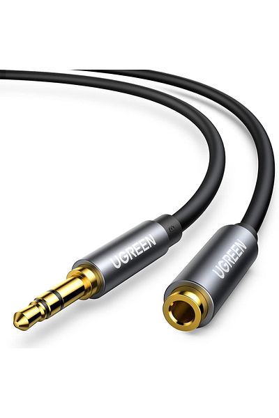 Ugreen Kabel przedłużacz audio mini jack 3.5mm 5m - srebrny