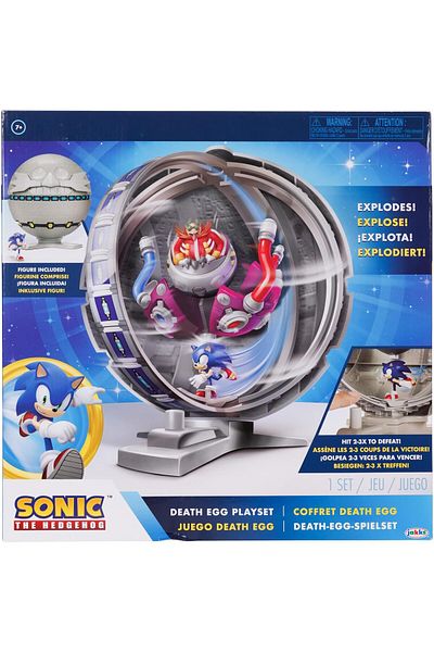 Spin Masters Sonic The Hedgehog Death Egg Playset With Sonic Action Figure 2.5inch