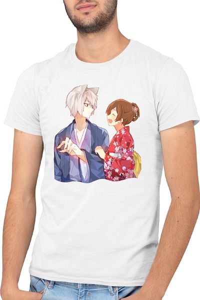 OEM Men's T-shirt Kamisama Kiss Tomoe High School Otaku