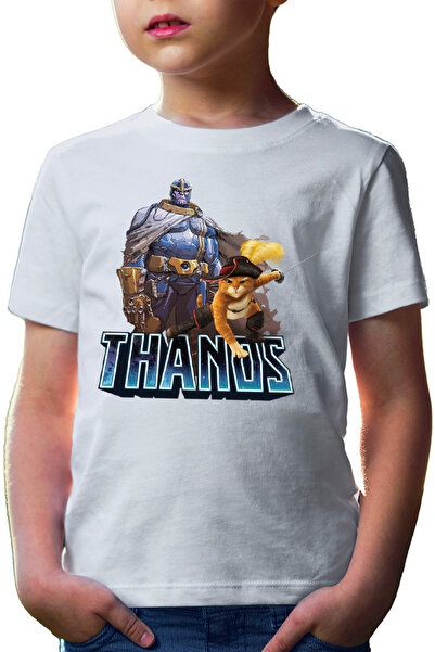 OEM Tricou copii Thanos DC Anti Hero Shrek Cat Boots