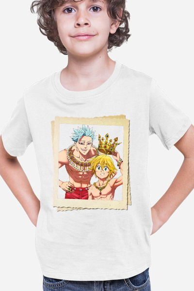 OEM Tricou copii Seven Deadly Sins Ban Melodias Animeuri Crown