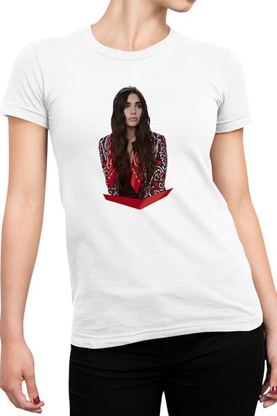 OEM Tricou Femei Dua Lipa Red Queen Concept