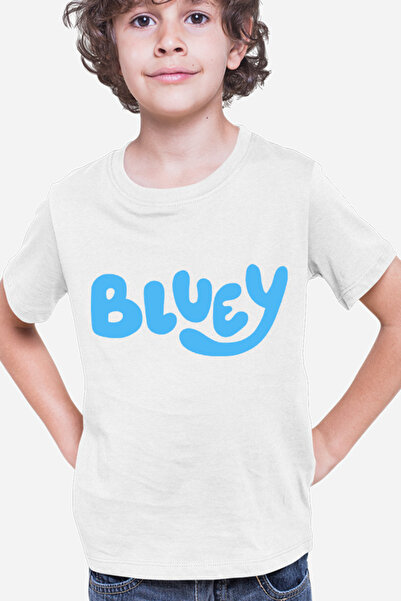 OEM Kids T-shirt Bluey Logo TV Show Adventure Studio Simple Pets