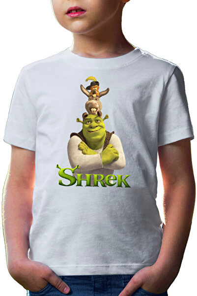 OEM Tricou copii Shrek Donkey Cat in the Boots Fluffy Walt Disney