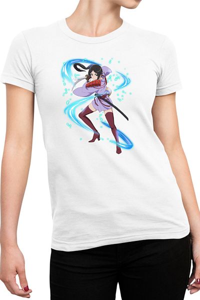 OEM Tricou Femei DanMachi Yamato Mikoto Japanese Mood Katana Samurai