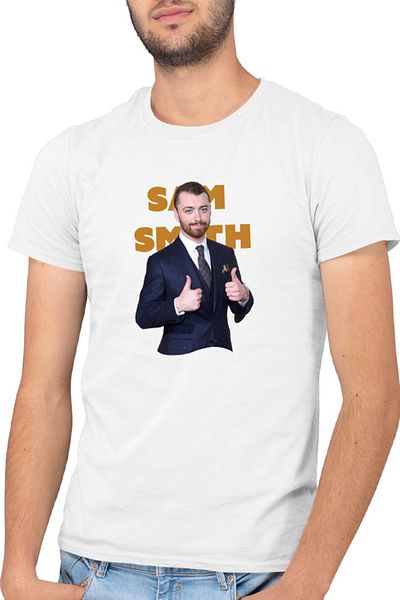 OEM Sam Smith Like Good Symbol Suit Costume Men's T-shirt