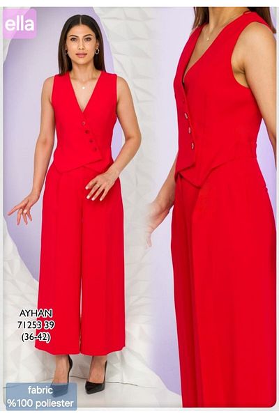 AYHAN Jumpsuit with Vest
