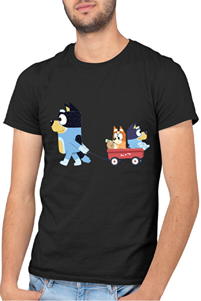 OEM Tricou barbati Bluey Dad Children Family Cartoon All Ages Games