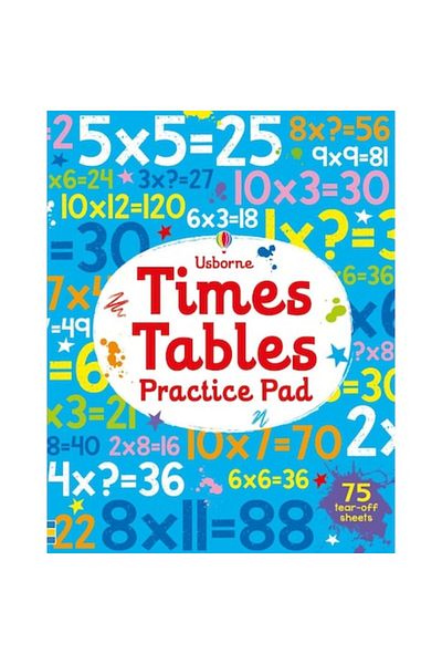 Usborne Publishing Times tables practice pad, 6 years+, Usborne