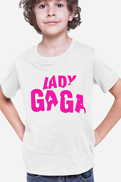 OEM Tricou copii Lady Gaga Logo Popular Musician Style