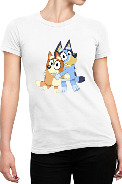 OEM Tricou Femei Bluey Hugging Dogs Animals Playful Adorable Disney