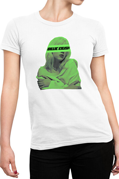OEM Tricou Femei Billie Eilish Logo Green Brand Musician