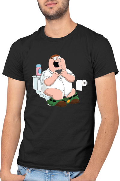 OEM Tricou barbati Family Guy Bathroom Smartphone Tik Tok Play